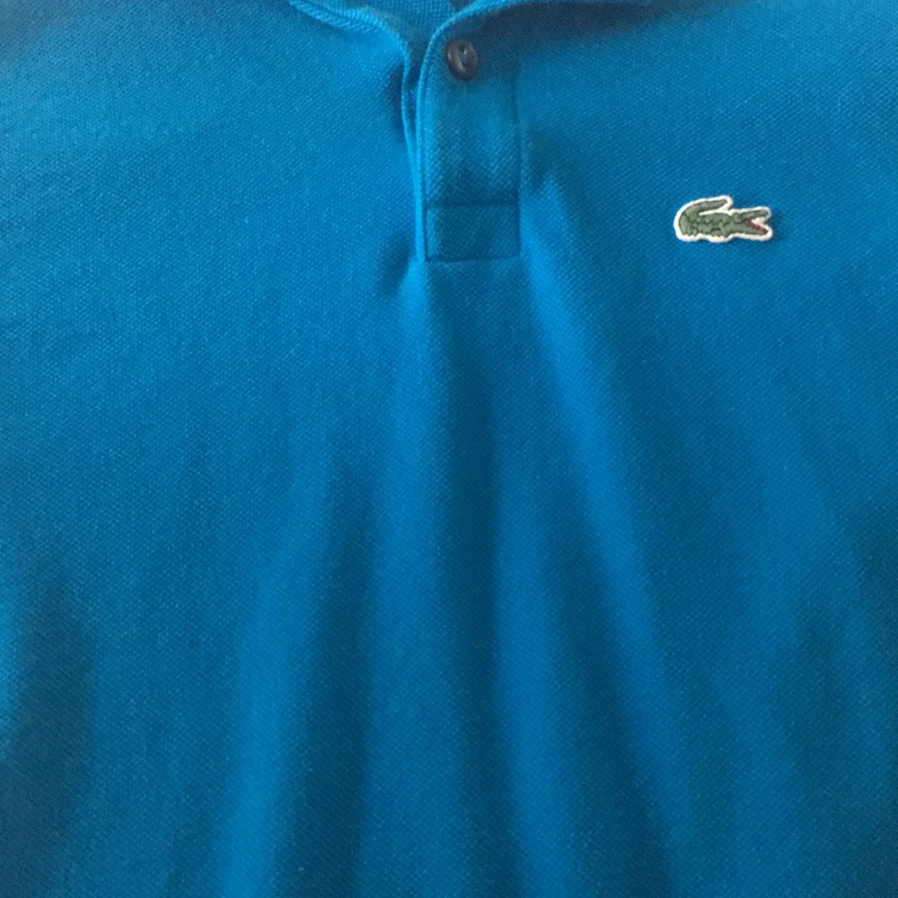 Boy’s teal Lacoste polo